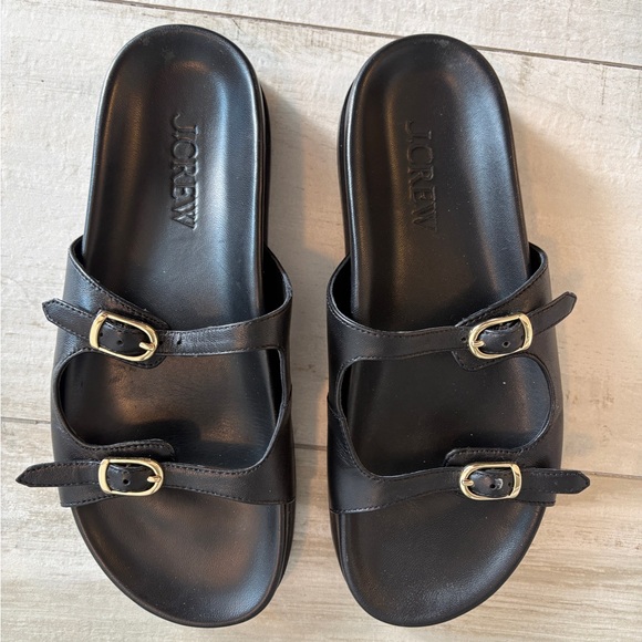 J. Crew Leather Colbie Sandals 7 - Picture 2 of 5